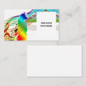 Musik Visitenkarte (Vorne/Hinten)