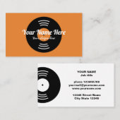 Musik Visitenkarte (Vorne/Hinten)