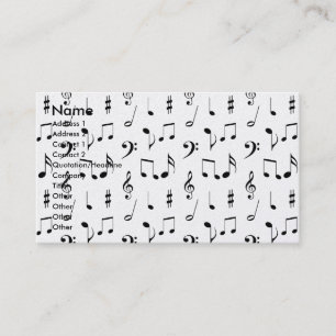 Musik Visitenkarte