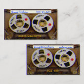 Musik Visitenkarte (Vorne/Hinten)