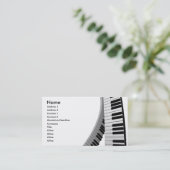 Musik Visitenkarte (Stehend Vorderseite)