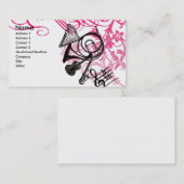 Musik Visitenkarte (Vorne/Hinten)