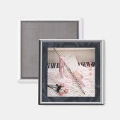 Musik von Flute und Keys Magnet (Vorderseite/Rückseite)
