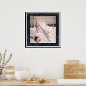 Musik von Flute und Keys Poster (Küche)