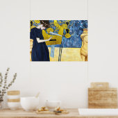 Musik von Gustav Klimt Poster (Küche)