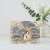 Musik von Lotus Pond Postkarte (Stehend Vorderseite)