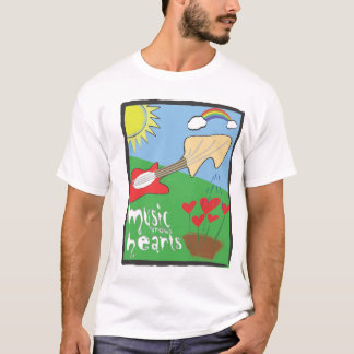 Musik wächst Herz T-Shirt
