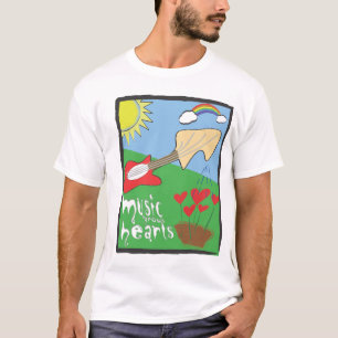 Musik wächst Herzen T-Shirt