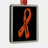 MUSIK WARRIOR/Risse Band Silbernes Ornament (Rechts)