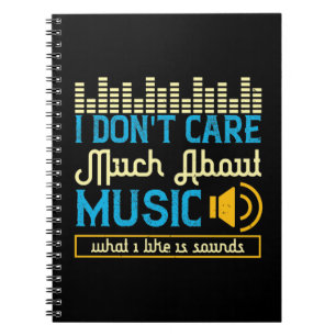 Musik - Was ich mag, sind Sounds Notizblock