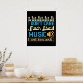 Musik - Was ich mag, sind Sounds Poster (Küche)
