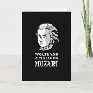 Musik - Wolfgang Amadeus Mozart-Portrait Karte