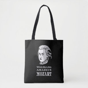Musik - Wolfgang Amadeus Mozart Porträt Tasche
