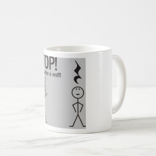 Musik-Wortspiele Kaffeetasse (VorderseiteRechts)