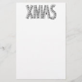 MUSIK XMAS BRIEFPAPIER (Vorderseite)