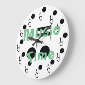Musik-Zeit-musikalische themenorientierte Große Wanduhr (Winkel)