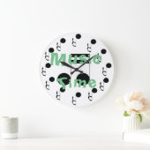 Musik-Zeit-musikalische themenorientierte Große Wanduhr (Zuhause)