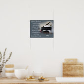 Musik Zitat - Plato - Kunstdruck Poster (Küche)