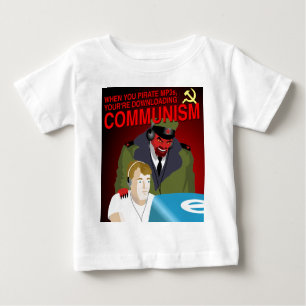 Musik zu kapern ist Kommunismus Baby T-shirt