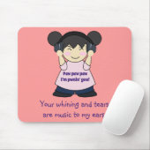 Musik zu meinem Ohren Snarky on-line-Gamer Mousepad (Mit Mouse)