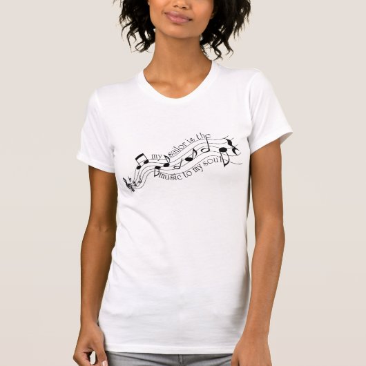 MUSIK ZU MEINEM SOUL, SEEMANN T-Shirt (Vorderseite)