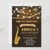 Musik zum Geburtstag von Erwachsenen Einladung (Vorderseite)