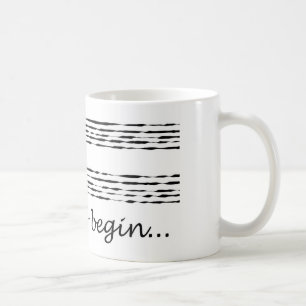 Musik-Zusammensetzungs-Tasse Kaffeetasse