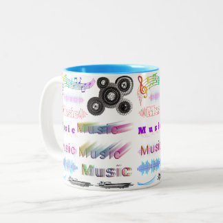 Musik Zweifarbige Tasse