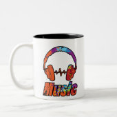 Musik Zweifarbige Tasse (Links)