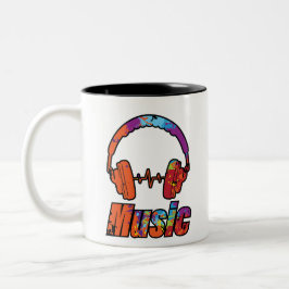 Musik Zweifarbige Tasse