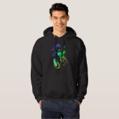 Musikaffe und cooler Tier-DJ Hoodie (Vorne ganz)