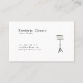 Musikakademie Visitenkarte (Rückseite)