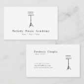 Musikakademie Visitenkarte (Vorne/Hinten)