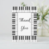 Musikalisch Danke Karte 2 (Stehend Vorderseite)