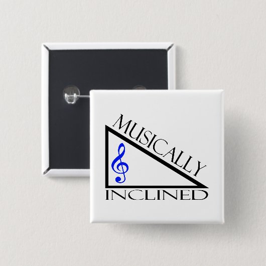 Musikalisch geneigt button (Vorne & Hinten)