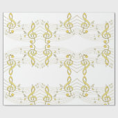 musikalisch geschenkpapier (Flach)