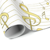 musikalisch geschenkpapier (Rolleneckpunkt)