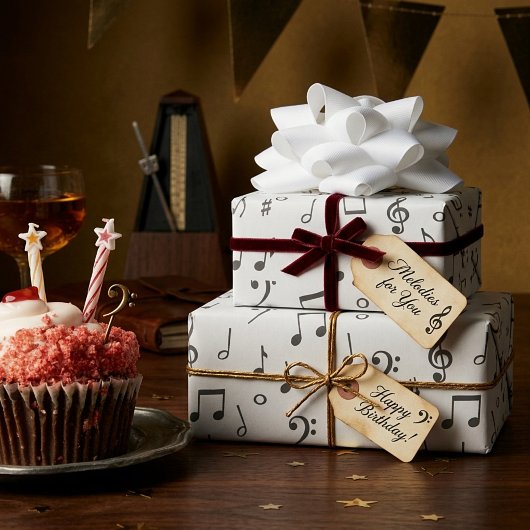musikalisch geschenkpapier