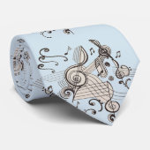 Musikalisch inspiriert! krawatte (Gerollt)