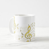 musikalisch kaffeetasse (Vorderseite Links)