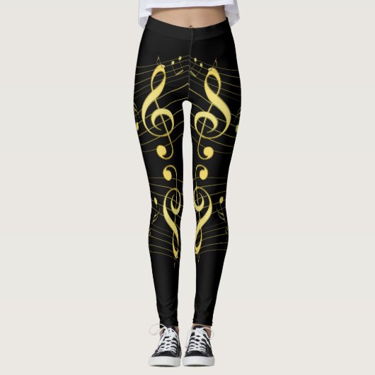 musikalisch leggings (Vorderseite)