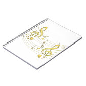 musikalisch notizblock (Linke Seite)