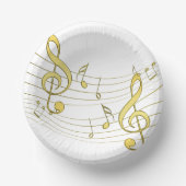 musikalisch pappteller (Vorderseite)