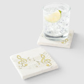 musikalisch steinuntersetzer (Seitenansicht)