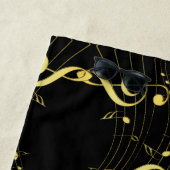 musikalisch strandtuch (Beispiel)