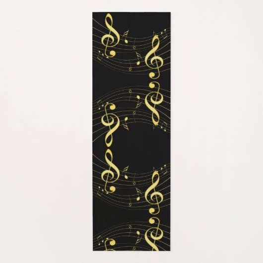 musikalisch yogamatte (Vorderseite)