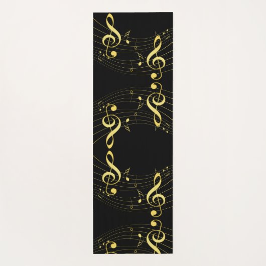 musikalisch yogamatte (Rückseite)