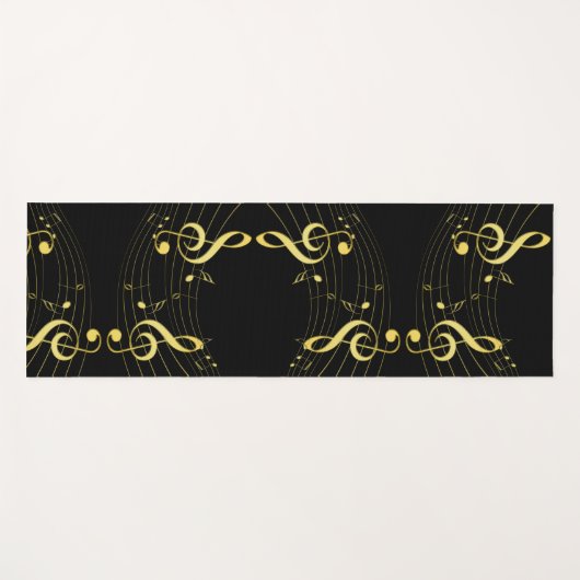 musikalisch yogamatte (Vorderseite (Horizontal))