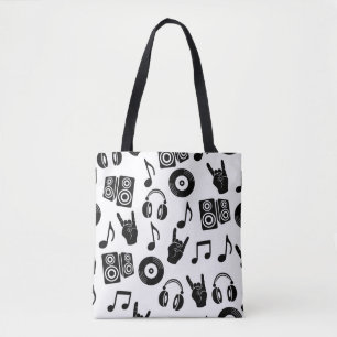 Musikalische Accessoires: Monochrome Vintage Muste Tasche