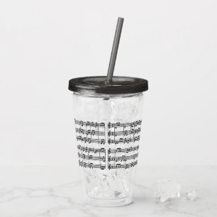 Musikalische Akryltumoren Acryltrinkbecher